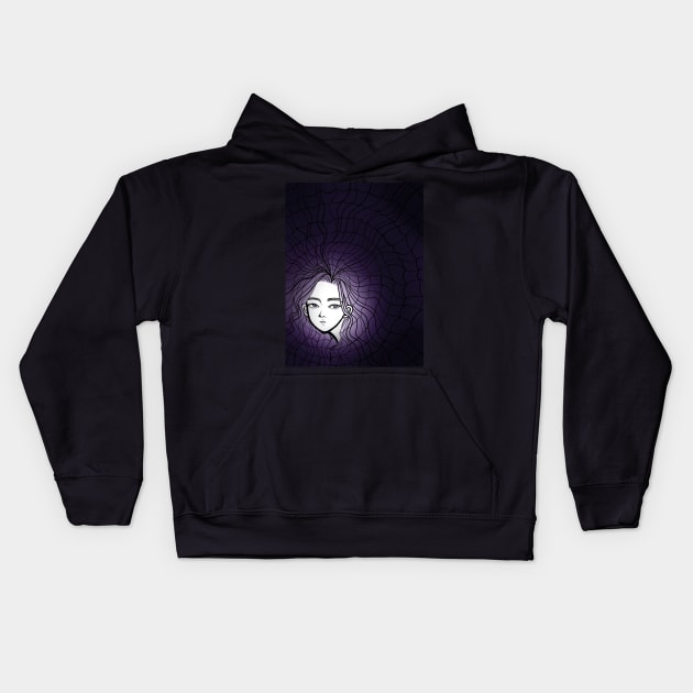 Spider web Kids Hoodie by youje